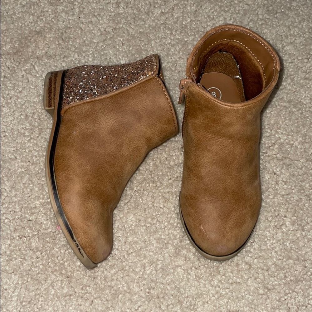 Toddler Girls Cognac Booties